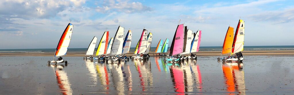 Char à voile sur la plage - Hauts de France